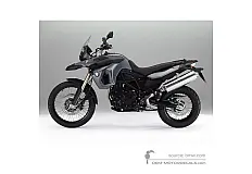 Naklejki do BMW F800GS 2012 - Szary • BMW Naklejki OEM