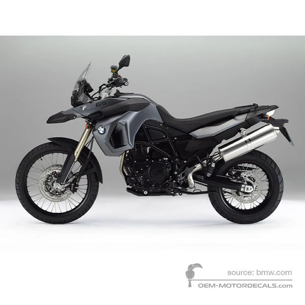 Pegatinas para BMW F800GS 2012 - Gris • BMW Pegatinas OEM