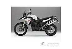 Decals for BMW F800GS 2013 - White • BMW OEM Decals