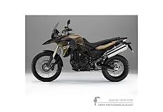 Decals for BMW F800GS 2013 - Brown • BMW OEM Decals