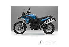 Decals for BMW F800GS 2013 - Blue • BMW OEM Decals