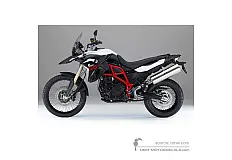 Adesivi per BMW F800GS 2015 - Nero Bianco • BMW Adesivi OEM