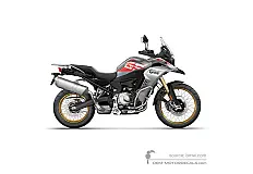 Decals for BMW F850GS Adventure 2019 - Gray • BMW OEM Decals