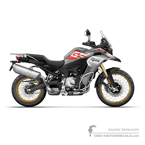 Naklejki do BMW F850GS Adventure 2020 - Szary • BMW Naklejki OEM