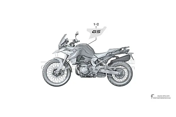 BMW F850GS 2018 - Czerwony