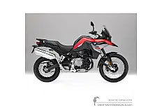 Naklejki do BMW F850GS 2018 - Czerwony • BMW Naklejki OEM