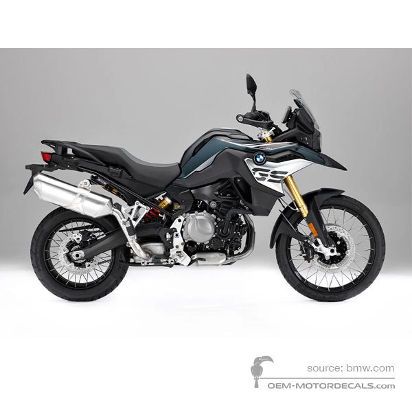 Stickers voor BMW F850GS 2019 - Blauw • BMW OEM Stickers