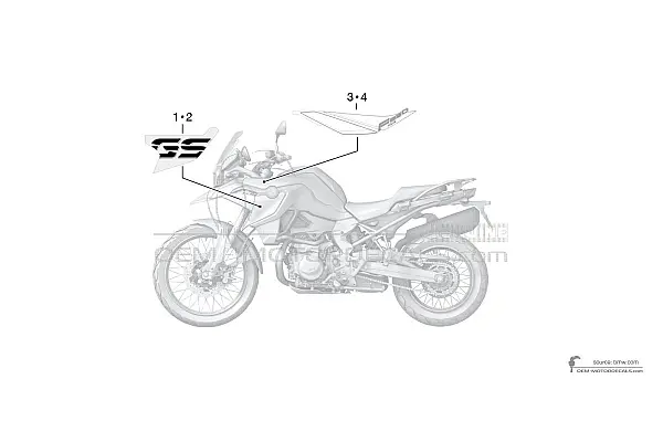 BMW F850GS 2020 - Bianco