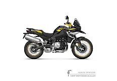 Decals for BMW F850GS 2020 - Black • BMW OEM Decals