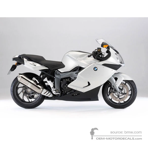Decals for BMW K1300S 2010 - Gray • BMW OEM Decals