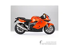 Autocollants pour BMW K1300S 2009 - Orangé • BMW Autocollants OEM