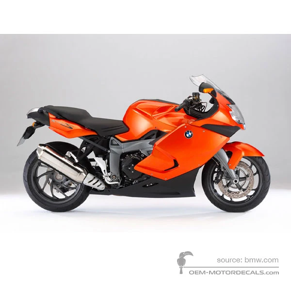 Decals for BMW K1300S 2010 - Orange • BMW OEM Decals