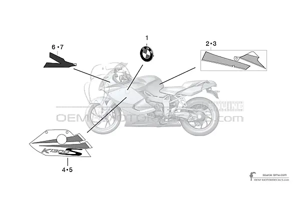 BMW K1300S 2009 - Noir