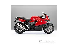 Autocollants pour BMW K1300S 2012 - Rouge • BMW Autocollants OEM