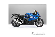 Stickers voor BMW K1300S 2011 - Blauw • BMW OEM Stickers