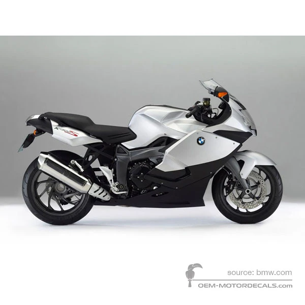Decals for BMW K1300S 2013 - Silver • BMW OEM Decals