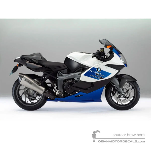 Autocollants pour BMW K1300S 2012 - Blanc • BMW Autocollants OEM