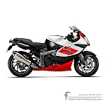 BMW K1300S 2013 - Rojo