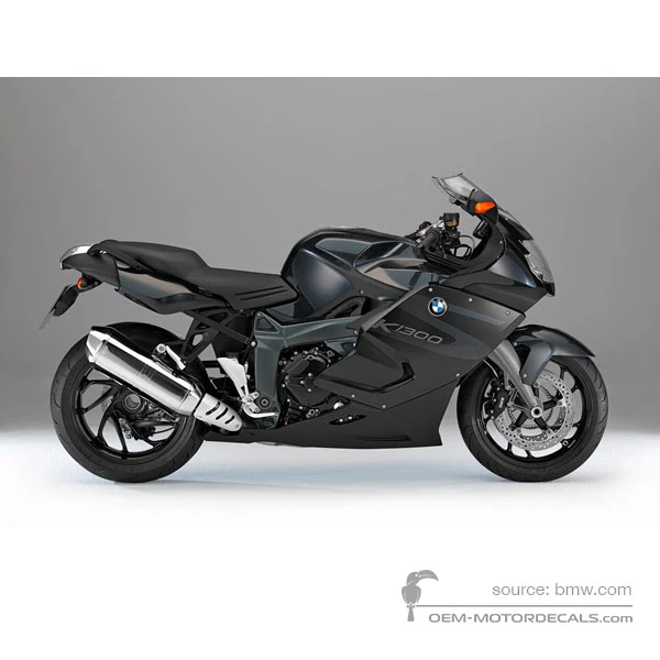 Naklejki do BMW K1300S 2014 - Czarny • BMW Naklejki OEM