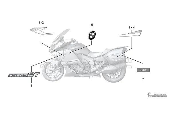 BMW K1600GT 2015 - Blu