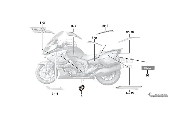 BMW K1600GT 2019 - Silber