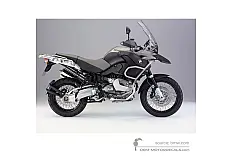 Aufkleber für BMW R1200GS Adventure 2008 - Schwarz • BMW OEM-Aufkleber