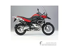 Aufkleber für BMW R1200GS Adventure 2008 - Rot • BMW OEM-Aufkleber
