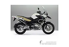 Decals for BMW R1200GS Adventure 2012 - White • BMW OEM Decals