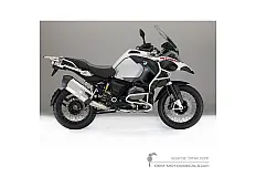 Stickers voor BMW R1200GS Adventure 2015 - Wit • BMW OEM Stickers
