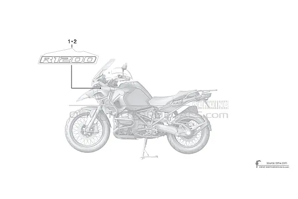 BMW R1200GS Adventure 2015 - Blauw