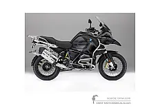 Autocollants pour BMW R1200GS Adventure 2017 - Noir • BMW Autocollants OEM