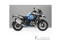 Autocollants pour BMW R1200GS Adventure 2017 - Bleu Blanc • BMW Autocollants OEM