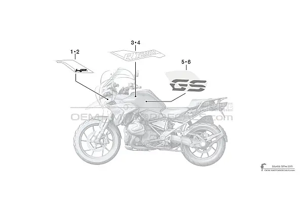 BMW R1250GS 2018 - Wit