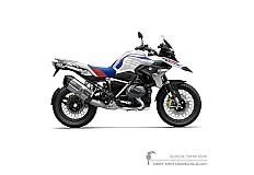 Decals for BMW R1250GS 2022 - Blue White • BMW OEM Decals