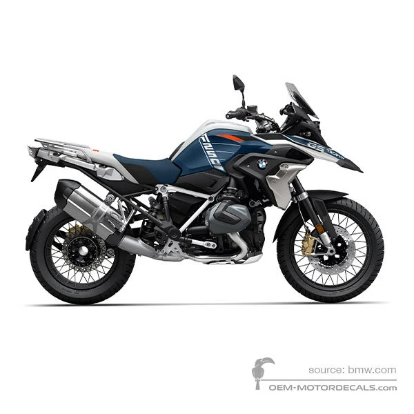 Autocollants pour BMW R1250GS 2023 - Bleu • BMW Autocollants OEM