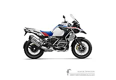 Autocollants pour BMW R1250GS Adventure 2021 - Bleu Blanc • BMW Autocollants OEM