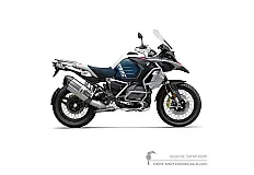 Decals for BMW R1250GS Adventure 2024 - Blue • BMW OEM Decals