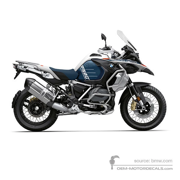 Aufkleber für BMW R1250GS Adventure 2024 - Blau • BMW OEM-Aufkleber