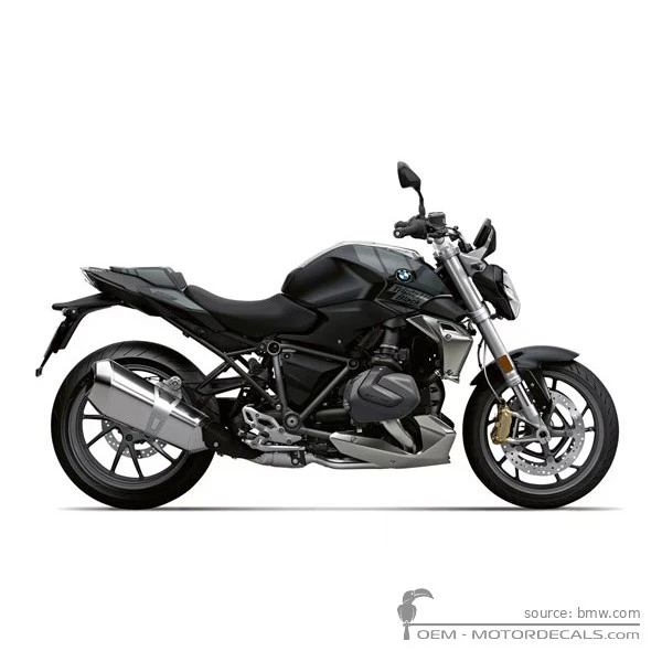 Autocollants pour BMW R1250R Triple Black 2025 • BMW Autocollants OEM