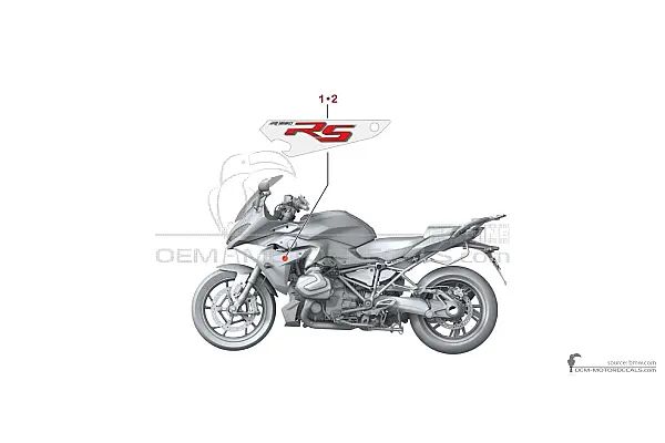 BMW R1250RS 2019 - Zwart