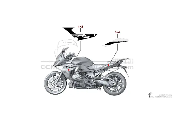 BMW R1250RS 2020 - Geel