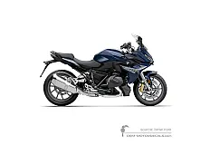 Autocollants pour BMW R1250RS 2021 - Bleu • BMW Autocollants OEM