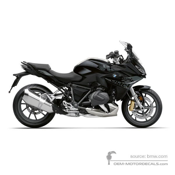 Aufkleber für BMW R1250RS 2023 - Schwarz • BMW OEM-Aufkleber