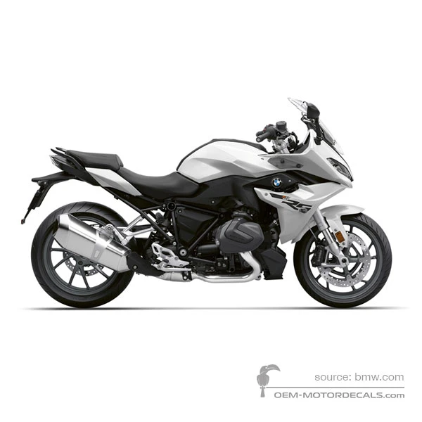Naklejki do BMW R1250RS 2023 - Biały • BMW Naklejki OEM