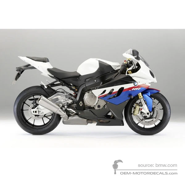 Naklejki do BMW S1000RR 2011 - Biały • BMW Naklejki OEM