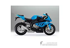 Adesivi per BMW S1000RR 2012 - Blu • BMW Adesivi OEM