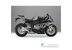 Naklejki do BMW S1000RR 2013 - Szary • BMW Naklejki OEM