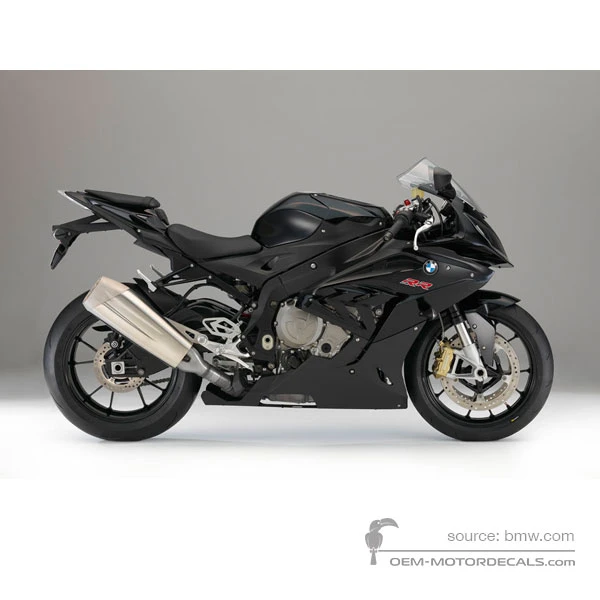 Aufkleber für BMW S1000RR 2016 - Schwarz • BMW OEM-Aufkleber