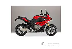 Naklejki do BMW S1000XR 2018 - Czerwony • BMW Naklejki OEM
