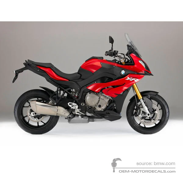 Naklejki do BMW S1000XR 2019 - Czerwony • BMW Naklejki OEM